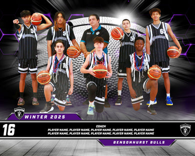 Bensonhurst Basketball Team Photo PRINT
