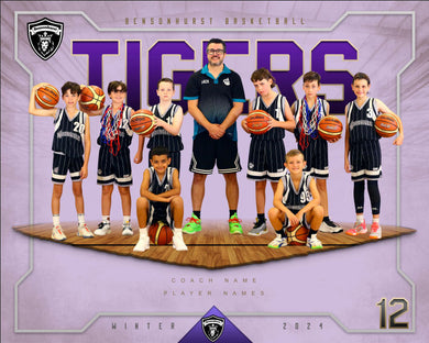 Bensonhurst Basketball Team Photo PRINT