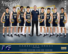 Load image into Gallery viewer, Cambridge Basketball Digital Team Photo