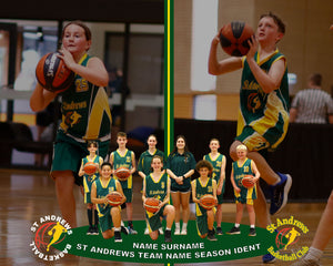 St Andrews Basketball TEAM 2UP Photo