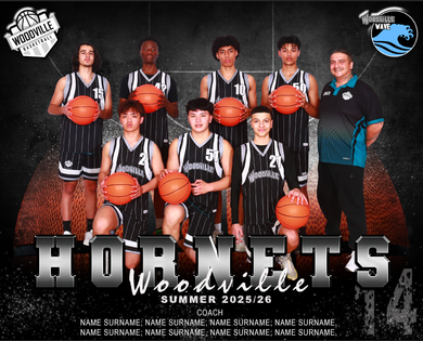 Woodville Basketball Digital Team Photo