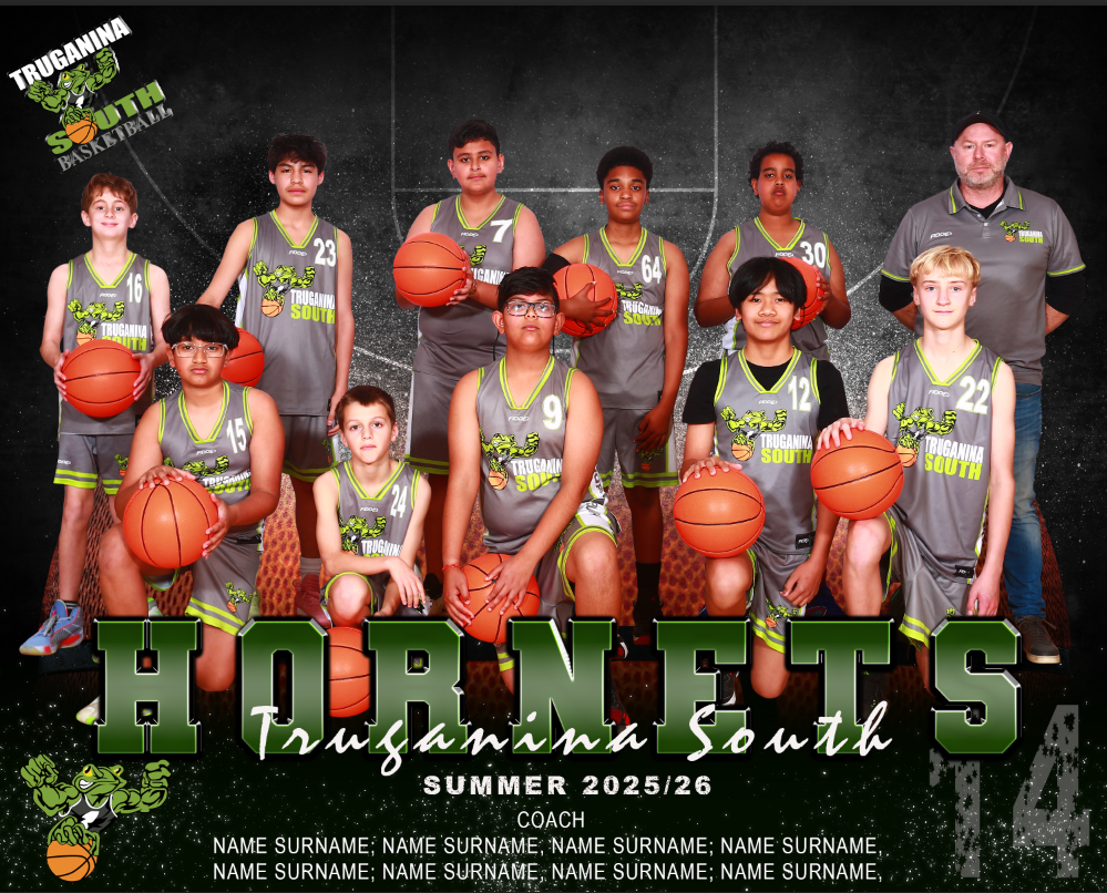Truganina South Basketball Digital Team Photo