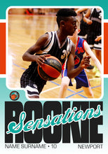 Load image into Gallery viewer, Newport Raiders Basketball Trading Card Design Series