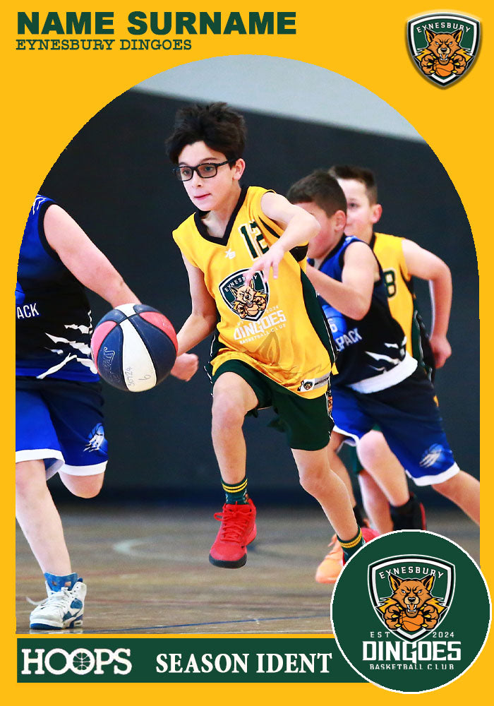 Eynesbury Dingoes Trading Card Design Series