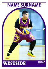 Load image into Gallery viewer, Westside Magic Basketball Trading Card Design Series
