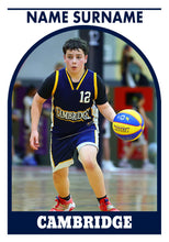 Load image into Gallery viewer, Cambridge Basketball Trading Card Design Series