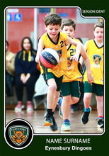 Load image into Gallery viewer, Eynesbury Dingoes Trading Card Design Series