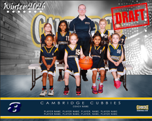 Load image into Gallery viewer, Cambridge Basketball Digital Team Photo