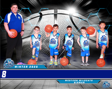 Load image into Gallery viewer, Western Wildcats Basketball Team Photo DIGITAL