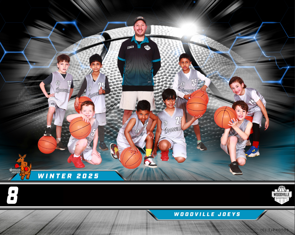 Woodville Basketball Team Photo PRINT