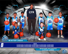 Load image into Gallery viewer, Western Wildcats Basketball Team Photo DIGITAL
