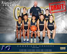 Load image into Gallery viewer, Cambridge Basketball Digital Team Photo