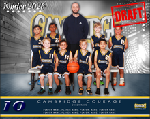 Load image into Gallery viewer, Cambridge Basketball Digital Team Photo