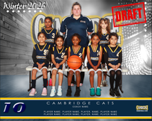 Load image into Gallery viewer, Cambridge Basketball Digital Team Photo