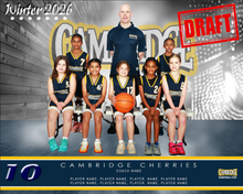 Load image into Gallery viewer, Cambridge Basketball Digital Team Photo