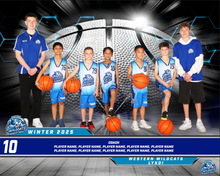 Load image into Gallery viewer, Western Wildcats Basketball Team Photo DIGITAL