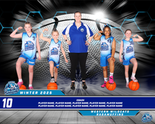 Load image into Gallery viewer, Western Wildcats Basketball Team Photo DIGITAL