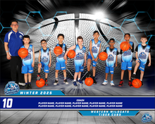 Load image into Gallery viewer, Western Wildcats Basketball Team Photo DIGITAL