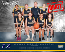 Load image into Gallery viewer, Cambridge Basketball Digital Team Photo
