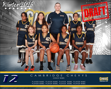 Load image into Gallery viewer, Cambridge Basketball Digital Team Photo