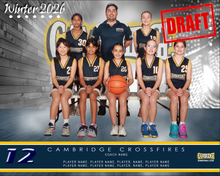 Load image into Gallery viewer, Cambridge Basketball Digital Team Photo