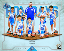 Load image into Gallery viewer, Western Wildcats Basketball Team Photo DIGITAL