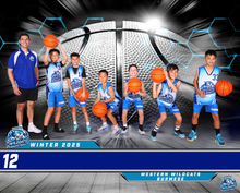 Load image into Gallery viewer, Western Wildcats Basketball Team Photo DIGITAL