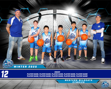 Load image into Gallery viewer, Western Wildcats Basketball Team Photo DIGITAL