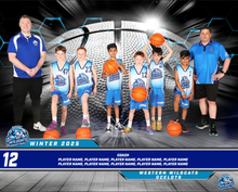 Load image into Gallery viewer, Western Wildcats Basketball Team Photo DIGITAL