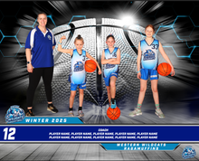 Load image into Gallery viewer, Western Wildcats Basketball Team Photo DIGITAL