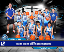 Load image into Gallery viewer, Western Wildcats Basketball Team Photo DIGITAL