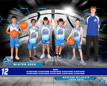 Load image into Gallery viewer, Western Wildcats Basketball Team Photo DIGITAL