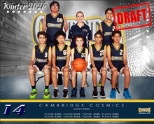 Load image into Gallery viewer, Cambridge Basketball Digital Team Photo