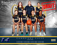 Load image into Gallery viewer, Cambridge Basketball Digital Team Photo