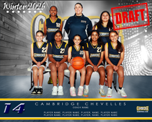 Load image into Gallery viewer, Cambridge Basketball Digital Team Photo