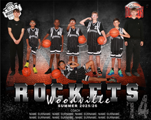 Load image into Gallery viewer, Woodville Basketball Digital Team Photo