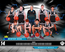Load image into Gallery viewer, Woodville Basketball Team Photo DIGITAL