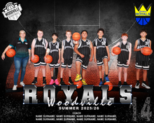 Load image into Gallery viewer, Woodville Basketball Digital Team Photo