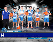 Load image into Gallery viewer, Western Wildcats Basketball Team Photo DIGITAL