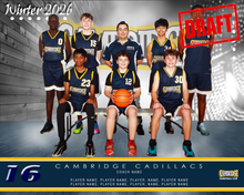 Load image into Gallery viewer, Cambridge Basketball Digital Team Photo
