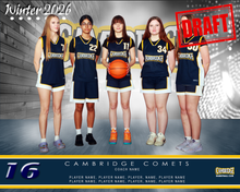 Load image into Gallery viewer, Cambridge Basketball Digital Team Photo