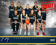 Load image into Gallery viewer, Cambridge Basketball Digital Team Photo