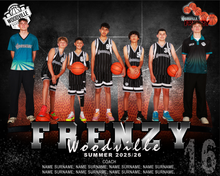 Load image into Gallery viewer, Woodville Basketball Digital Team Photo
