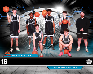 Woodville Basketball Team Photo PRINT
