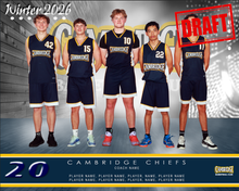 Load image into Gallery viewer, Cambridge Basketball Digital Team Photo