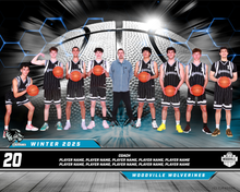 Load image into Gallery viewer, Woodville Basketball Team Photo PRINT