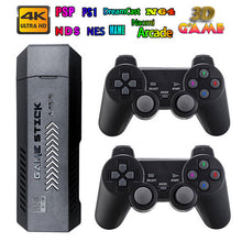 Load image into Gallery viewer, 40000+ HD HDMI Pre-Loaded Retro Video Game Stick Console +2 Wireless Controller