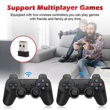 Load image into Gallery viewer, 40000+ HD HDMI Pre-Loaded Retro Video Game Stick Console +2 Wireless Controller