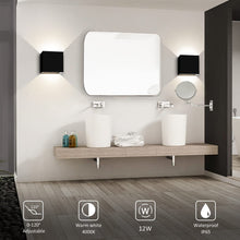 Load image into Gallery viewer, LED Wall Light Cube 12W Waterproof Outdoor Indoor Lighting Fixtures Cool