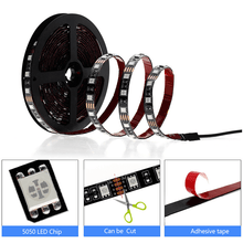 Load image into Gallery viewer, 3M RGB LED Strip Lights IP65 Waterproof 5050 300LEDs 12V USB Bluetooth Gift